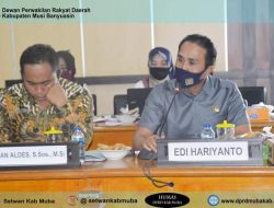 Rapat Badan Anggaran Tentang Pembahasan Hasil Evaluasi R-APBD Perubahan Kabupaten Muba TA 2020