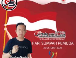 Segenap Karyawan dan Redaksi Media Online gerbangsumsel.com Mengucapkan Selamat Hari Sumpah Pemuda Ke-92