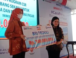 Bupati Muba Launching Pasar.id dan Berikan Bantuan Sarana UMKM Kepada Pedagang Keliling dan Pedagang Pasar