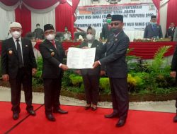 DPRD Muratara Rapat Paripurna Serah Terima Jabatan dan Pidato Sambutan Bupati HDS