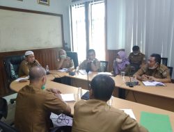 Wabup Muratara Rakor Bersama Camat dan Kades Membahas Pemberhentian Alat Setrum Ikan