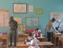 Diknas, Polres, Kodim Muba Tinjau Ujian Sekolah Tatap Muka