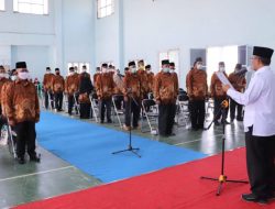Sekda Muba Apriyadi Lantik Pengurus PWRI Kecamatan
