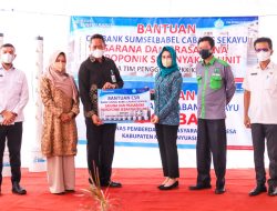 CSR Bank Sumsel Babel Cabang Sekayu Dukung Program TP PKK Muba