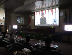 Saksikan Pidato Kemerdekaan Presiden RI, Bupati DRA : Solidaritas dan Gotong Royong Jadi Prioritas