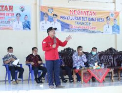 Kunker Bupati HDS Bersama Jajaran di Kec. Rawas Ilir