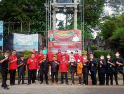 BPAN Aliansi Indonesia DPC Martapura Bersama PBB, Lakukan Giat Bagi 4.500 Masker Secara Gratis