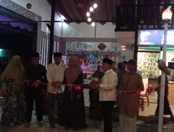 Bupati HDS Resmikan Taman Wisata dan Cafe MRC Desa Maur Baru