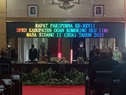 Rapat Paripurna DPRD Ke-XXVII Dalam Rangka HUT Kabupaten OKU Timur