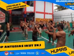 Demi Jaga Imun Tubuh dan Mood WBK “Tim Humas Lasura” Adakan Rutin Senam SKJ