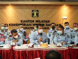 Indra Yudha Bersama Seluruh Kepala (Satker) Lingkungan Kemenkumham Sumsel Terima Kunjungan KPK RI