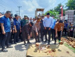 Launching Pembangunan Infrastruktur, Enos : Tahun 2022 Sisa 22% Akan Segera Dibangun