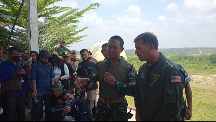 Jenderal Tni Andika Perkasa Tinjau Latihan Puncak Super Garuda Shield 2022 