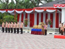 Peringati Hut Ke-61 Pramuka Ikuti Upacara Serentak di Halaman Pemkab