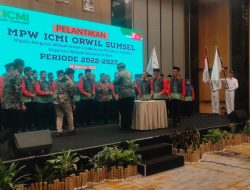 Heri Amalindo Resmi Dilantik Sebagai Ketua ICMI Orwil Sumsel Periode 2022-2027