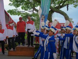 Semarak Jelang HUT RI di Muba Diramaikan Lomba Baris Berbaris