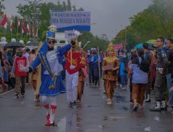 Ribuan Masyarakat Antusias Saksikan Karnaval di Muba