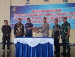 Penandatanganan NPHD Program E-TLE, Pelanggar Tercapture Paling Banyak Sepeda Motor