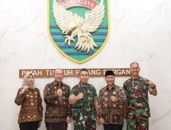 Pj Bupati Muba Temui Pangdam/II SWJ, Minta Bantuan Tertibkan Illegal Drilling di Muba