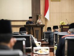 Pj Bupati Muba Sampaikan Tanggapan Terhadap Pandangan Umum Fraksi DPRD Muba