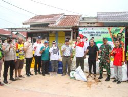 WCD Pemkab Muba Bareng Masyarakat, Gotong-royong Bersihkan Lingkungan