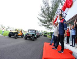 Pj Bupati Apriyadi Lepas Peserta Adventure Offroad Mini Seri III