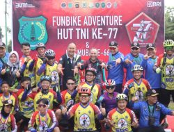 HUT TNI di Muba, Jajal Fun Bike 50 Kilometer