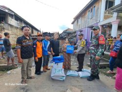 Pemkab Muba Salurkan Bantuan kepada Korban Kebakaran di Kecamatan Lais