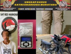 Bawa Sabu 3,45 Gram “Pengendara Motor Asal BM II di Tangkap SatRes Narkoba Polres Muratara