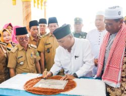 Resmikan Masjid di Sungai Lilin, Ini Pesan Pj Bupati Apriyadi