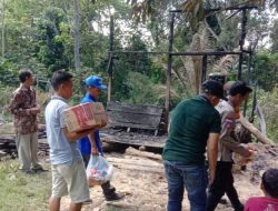 Beri Perhatian Korban Kebakaran di Jirak Jaya, Pemkab Muba Salurkan Bantuan