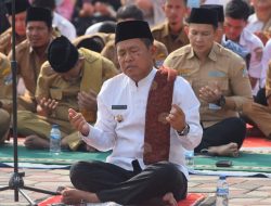 Kemarau Melanda Wabup dan OPD Muratara Gelar Sholat Istisqa