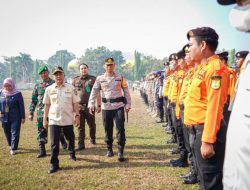 Pj Bupati Apriyadi Pimpin Apel Gelar Pasukan Ops Mantap brata 2023-2024