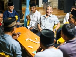 Bermalam Minggu di Desa Kaliberau, Serap Aspirasi Hingga Maen Gaple Bareng Warga