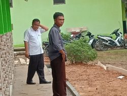 Pembagunan Gedung Praktek SMK N 1 Babat Toman Diduga Asal Jadi