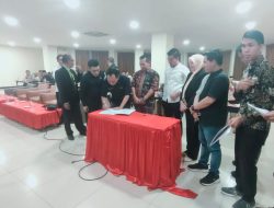 Penandatanganan Kesepakatan Dengan Stakeholder Bawaslu Harap Pers Kawal Pilkada Muratara