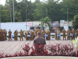 Apel Perdana Wabup Muratara Junius Wahyudi Himbau ASN Wajib Aktif