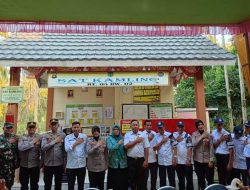 Sinergi Tiga Pilar Polsek Sanga Desa Warnai Penilaian Pos Satkamling Ngulak dalam Rangka Hari Bhayangkara ke-79