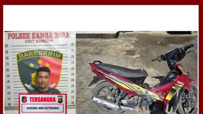 Otak Pelaku Penodongan di Keban 1 Diamankan Polsek Sanga Desa