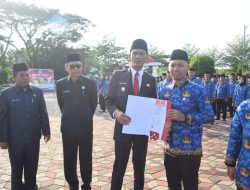 85 CPNS dan 178 PPPK Resmi Dilantik Wabup Muratara H. Junius Wahyudi
