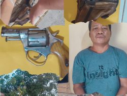 Polsek Sanga Desa Amankan Pemilik Senpi Rakitan