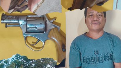 Polsek Sanga Desa Amankan Pemilik Senpi Rakitan