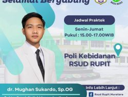 RSUD Rupit Sambut Dokter Spesialis Baru, Layanan Poli Kandungan Kini Hingga Sore Hari