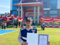 Tulus, Polsek Sanga Desa Raih Penghargaan Juara 1 Lomba Sat Kamling dari Kapolda Sumsel