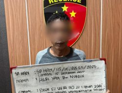 Polres Muba Tangkap Pemilik Sumur Minyak Illegal yang Terbakar di Sanga Desa