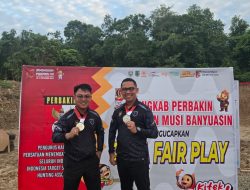 Kapolres Muba dan Kapolsek Sanga Desa Sumbang Medali Perak Untuk Bumi Serasan Sekate di Porprov Sumsel ke-XV